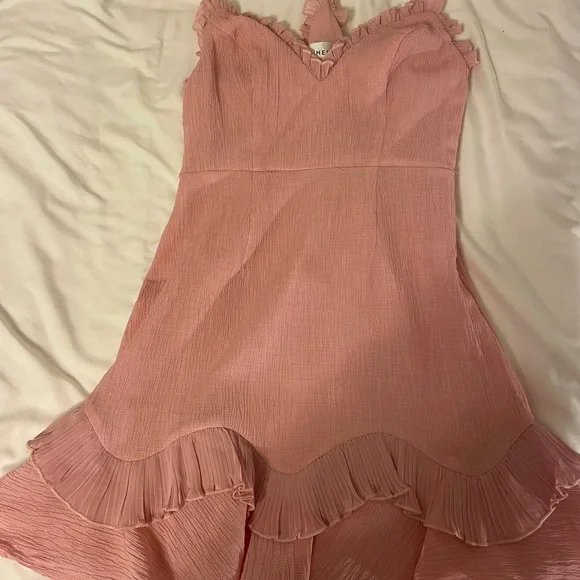 Pink Ruffle Dress - Picture 2 of 3